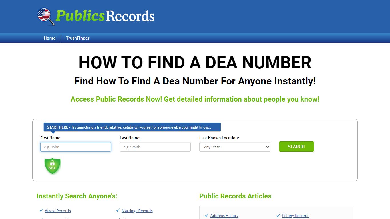 Find How To Find A Dea Number For Anyone Instantly!